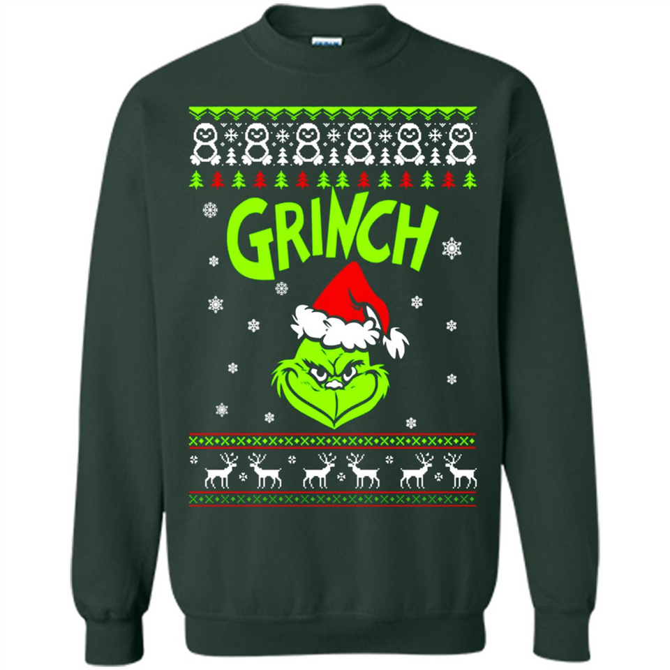 The Grinch Face Christmas - Sweatshirt