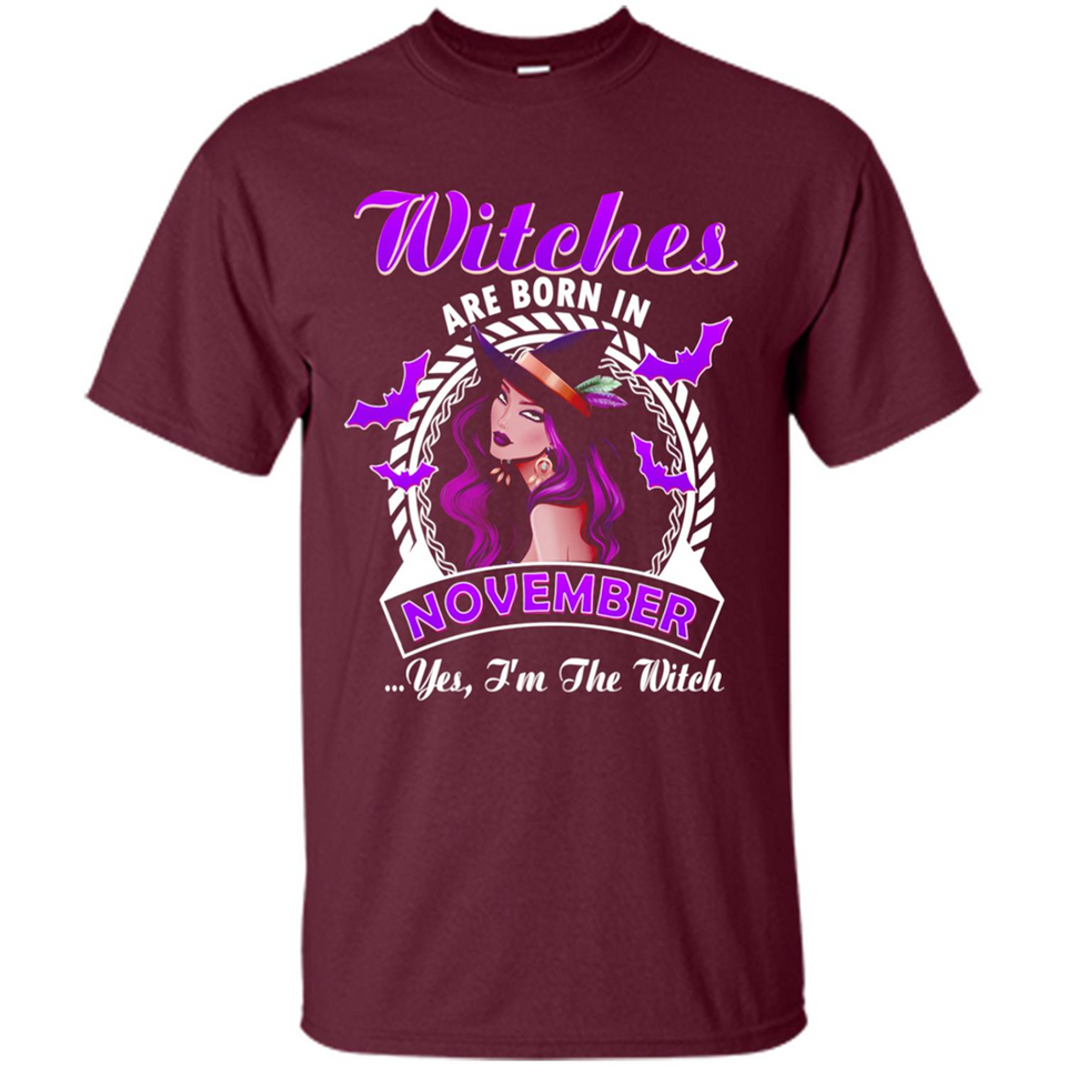 Witches Are Born In November Halloween