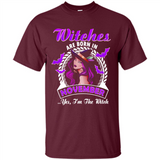 Witches Are Born In November Halloween