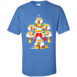Tea Christmas Tree T-shirt Funny Tea Xmas Gift