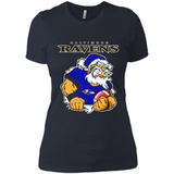 Grumpy Santa Claus Baltimore Ravens Football Team PINGPONG