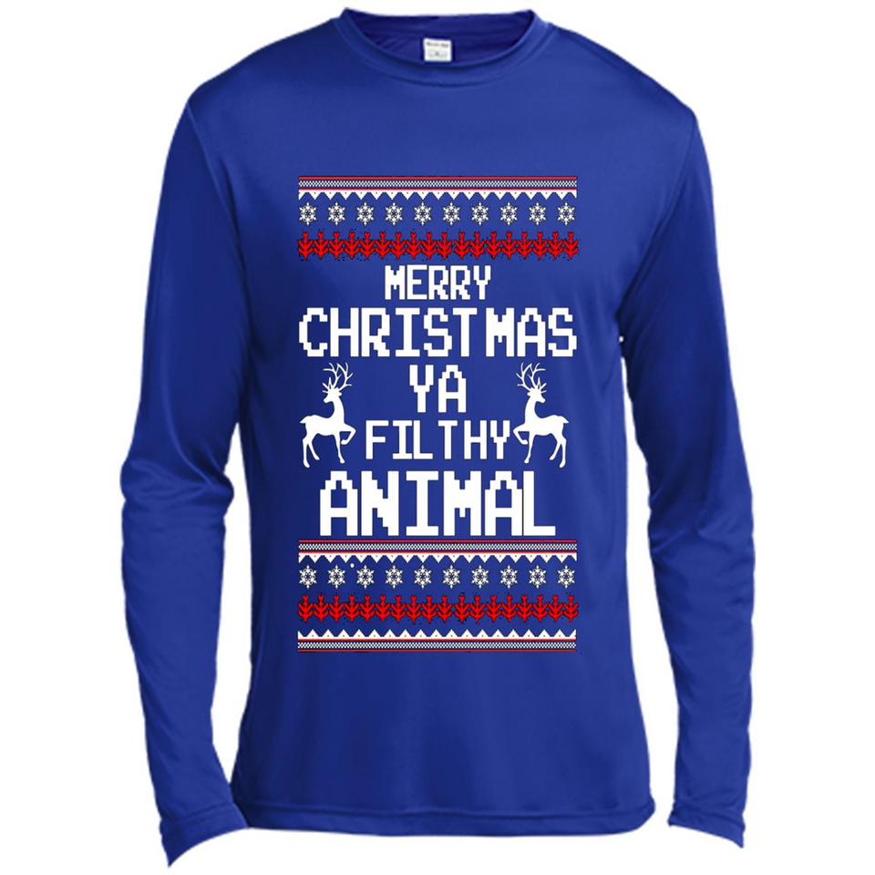 Merry Christmas ya filthy animal ulgy sweater PINGPONG