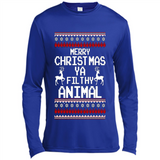 Merry Christmas ya filthy animal ulgy sweater PINGPONG