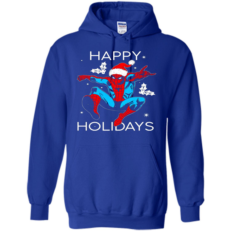 Marvel Spider Man Happy Holidays Santa Christmas Mug PINGPONG - Hoodie