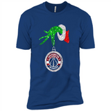 Funny Washington Wizards Glitter Grinch Monogram Ornament Christmas - Premium Short Sleeve T-Shirt