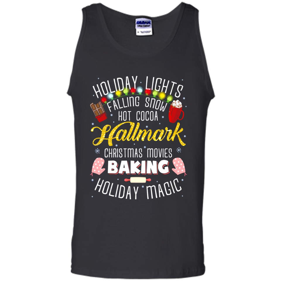 Holiday Lights Falling Snow Hot Cocoa Hallmark Christmas movie