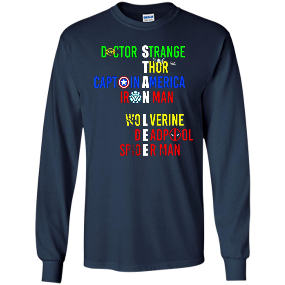 RIP Stan Lee Doctor Strange Thor Caption America Iron Man Shirt PINGPONG - Long Sleeve T-Shirt