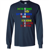 RIP Stan Lee Doctor Strange Thor Caption America Iron Man Shirt PINGPONG - Long Sleeve T-Shirt