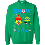 Snow Day Shirt For Boston Red Sox Vs Minion Fans pingpong
