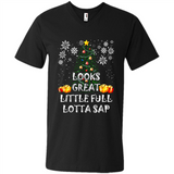 Looks Great Little Full Lotta Sap Funny Christmas Tree Mug PINGPONG - Men's V-Neck