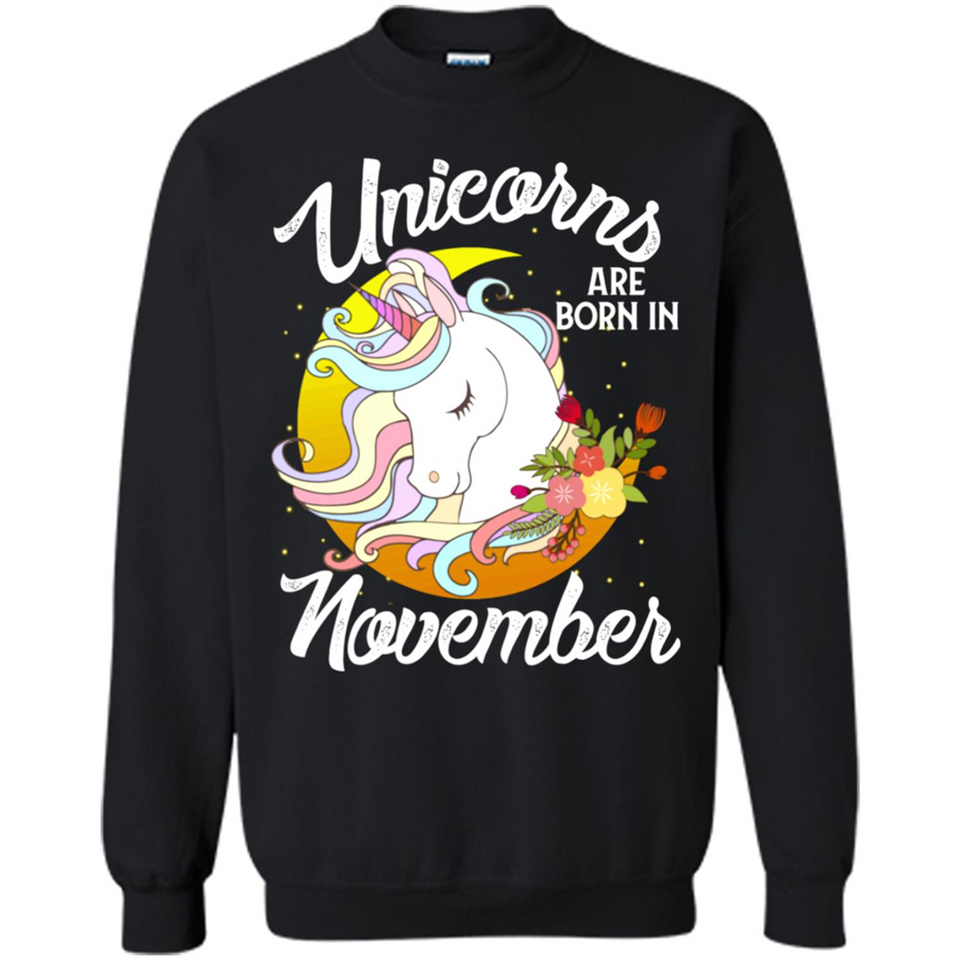 Unicorns Are Born In November Magical Rainbow