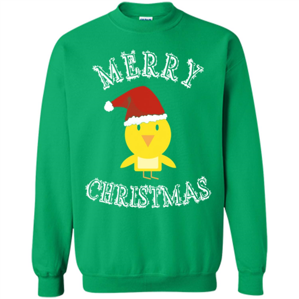 Bird Santa Merry Christmas T-Shirt - Birds Watchers Xmas - Sweatshirt