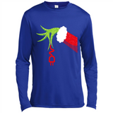 Funny Grinch Hand Holding Electrician Ornament Christmas PING PONG