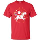Unicorn And Santa Christmas - Shirt