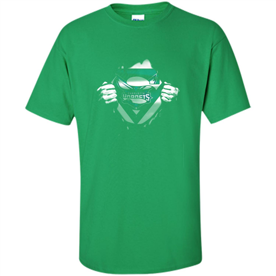 Charlotte Hornets And Superman Fans - Shirt