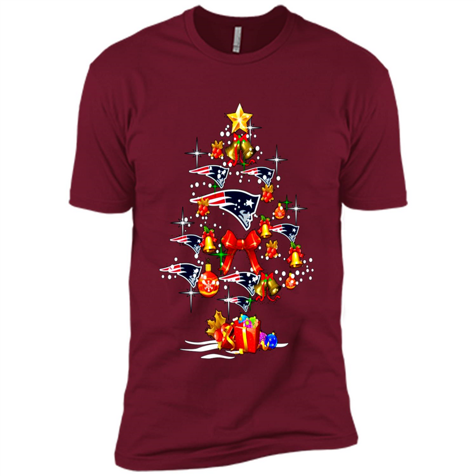 New England Patriots Christmas Tree sweater PINGPONG