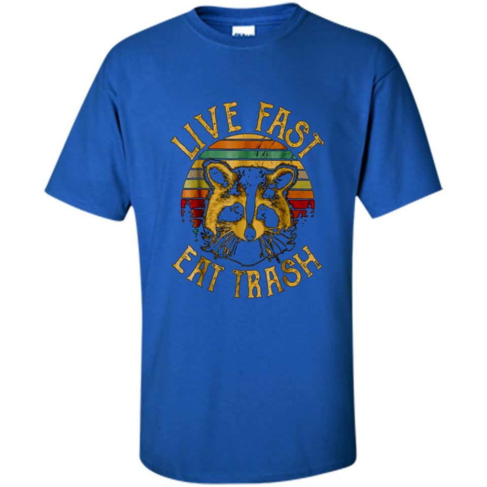 Live fast eat trash bear vintage camping PINGPONG