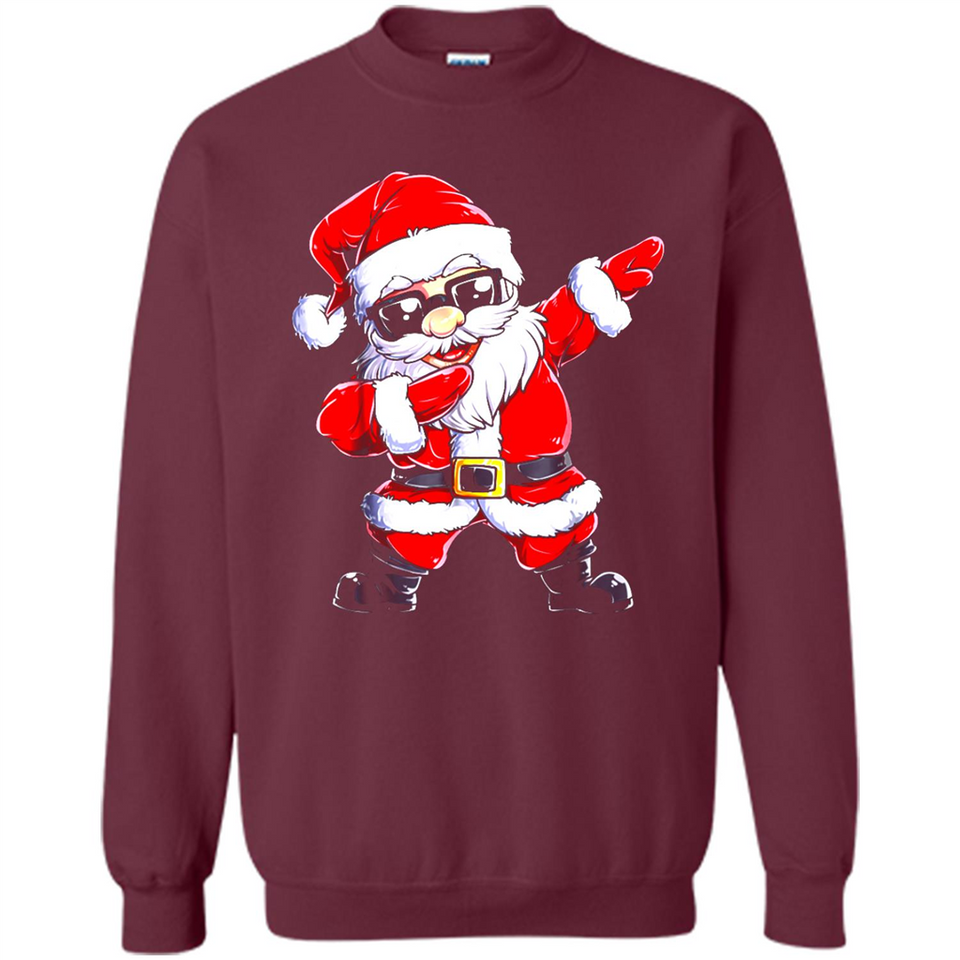 Christmas shirt Dabbing Santa Claus Xmas Gift - Sweatshirt