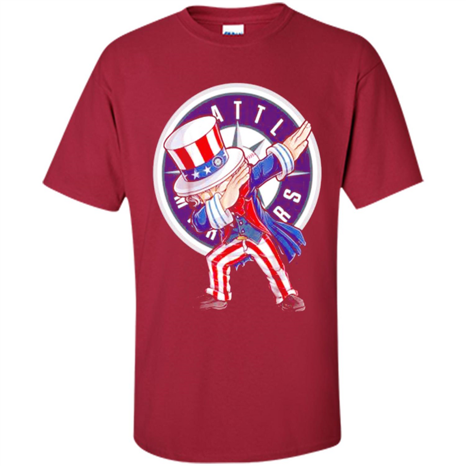 MLB SEATTLE MARINERS UNCLE SAM DABBING INDEPENDENCE DAY