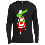 Funny Dabbing Mrs. Santa Claus Christmas Dab - Canvas Long Sleeve T-Shirt