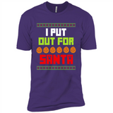 Cookies Out For Santa Christmas - Premium Short Sleeve T-Shirt