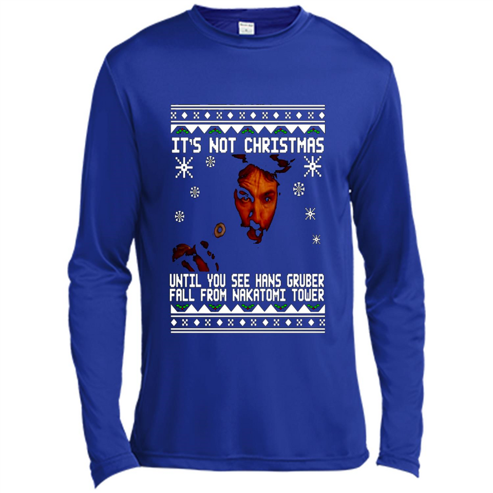 It's Not Christmas Until You See Hans Gruber Fall Ugly Christmas PINGPONG