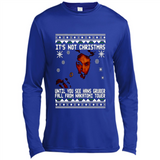It's Not Christmas Until You See Hans Gruber Fall Ugly Christmas PINGPONG