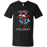 Marvel Spider Man Happy Holidays Santa Christmas Mug PINGPONG - Men's V-Neck
