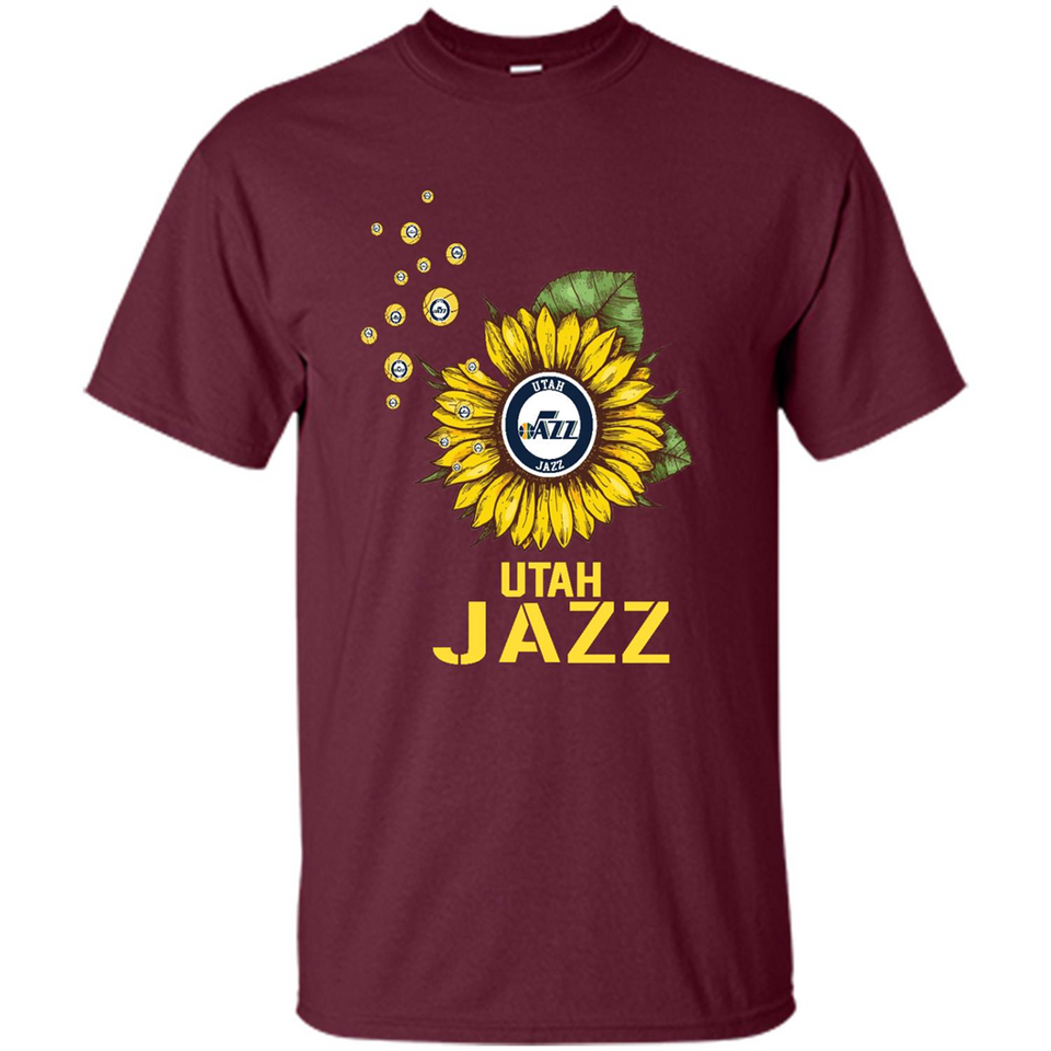Utah Jazz Basketball Sunflower