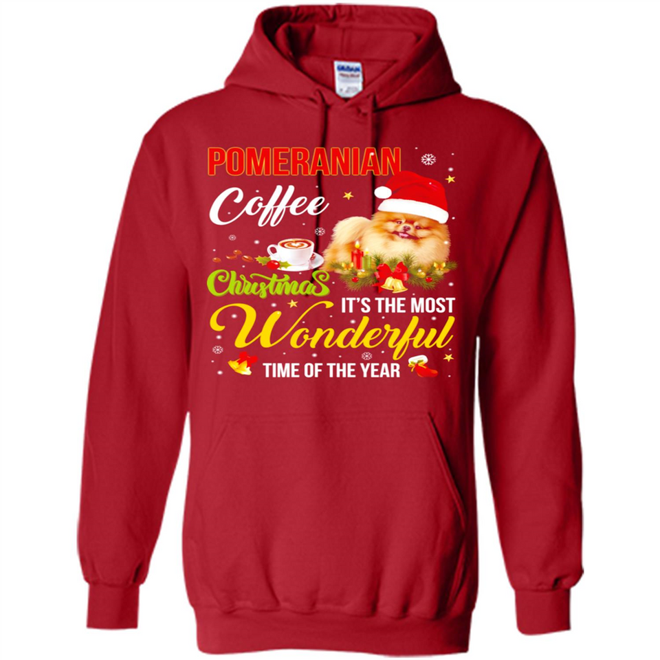 Pomeranian Coffee Wonderful Christmas