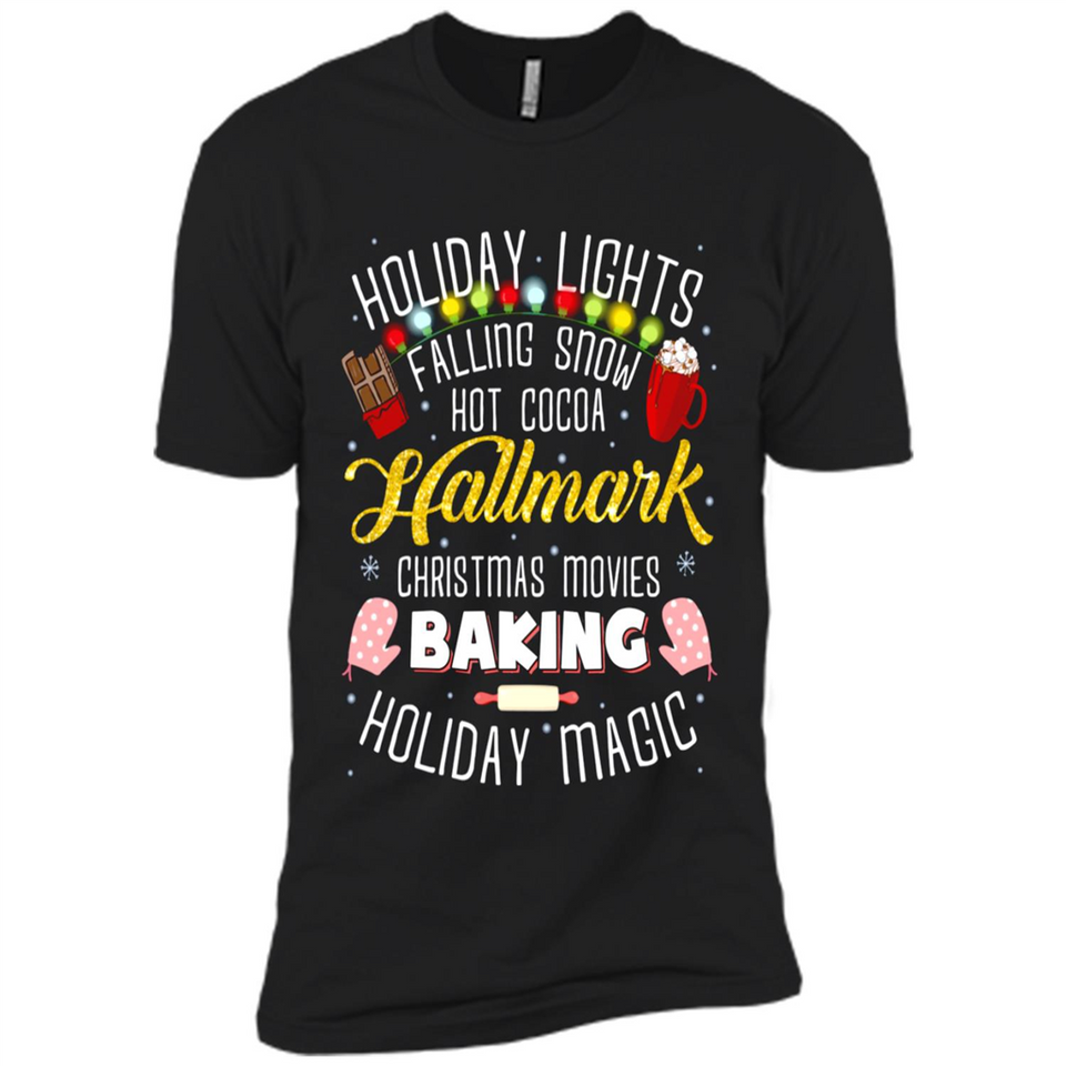 Holiday Lights Falling Snow Hot Cocoa Hallmark Christmas movie