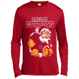 Grumpy Santa Claus Dallas Cowboys Football Team PINGPONG