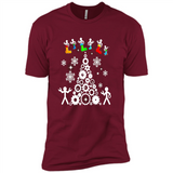 Funny Mechanics Ugly Christmas 2018 - Premium Short Sleeve T-Shirt