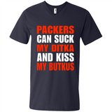 Packers can suck my Ditka and kiss my Butkus PINGPONG - Men's V-Neck