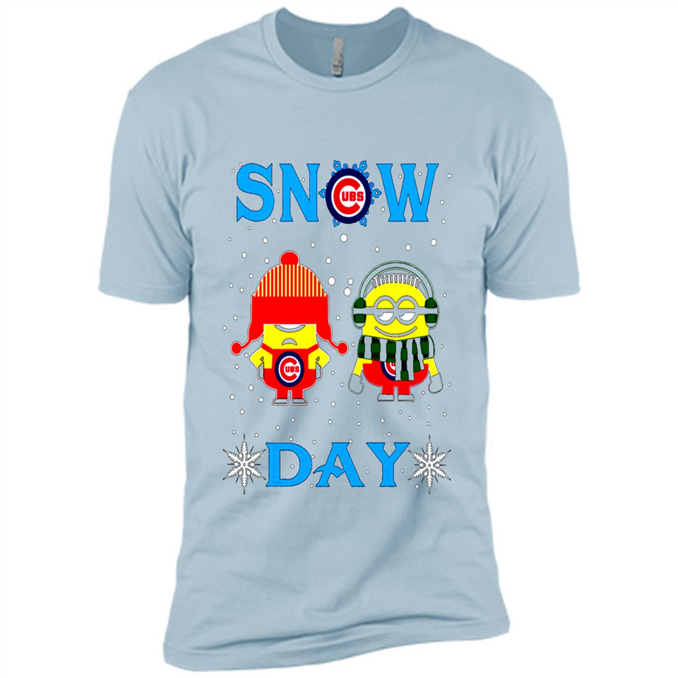 Snow Day Shirt For Chicago Cubs Vs Minion Fans pingpong