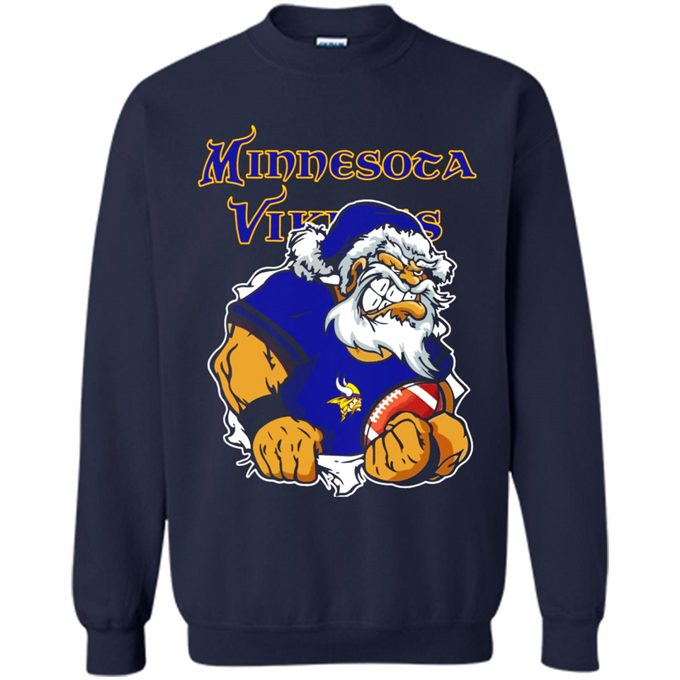 Grumpy Santa Claus Minnesota Vikings Football Team PINGPONG