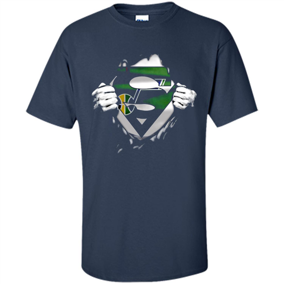 Utah Jazz And Superman Fans - Shirt