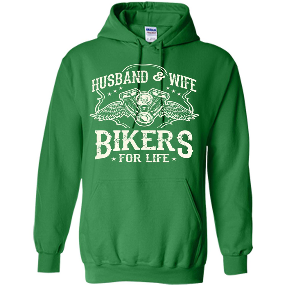 Husband & Wife Biker For Life Couple