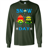 Snow Day Shirt For Boston Celtics Vs Minion Fans pingpong