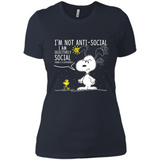 Snoopy I'm Not Anti-Social I Am Selectively Social