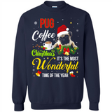 Pug Coffee Wonderful Christmas