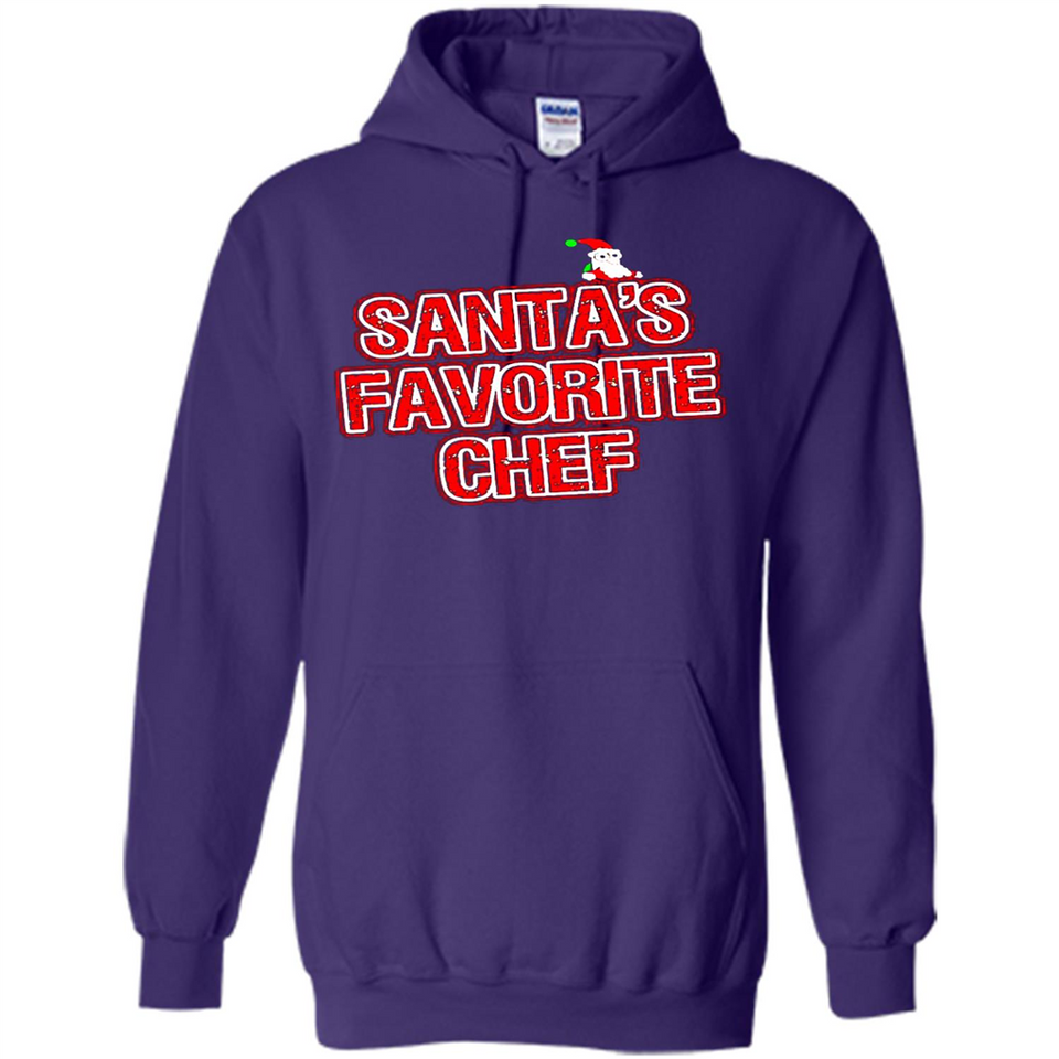 Funny Christmas Clothes - Santas Favorite Chef - Hoodie
