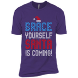 Brace Yourself Santa is coming Christmas - Premium Short Sleeve T-Shirt