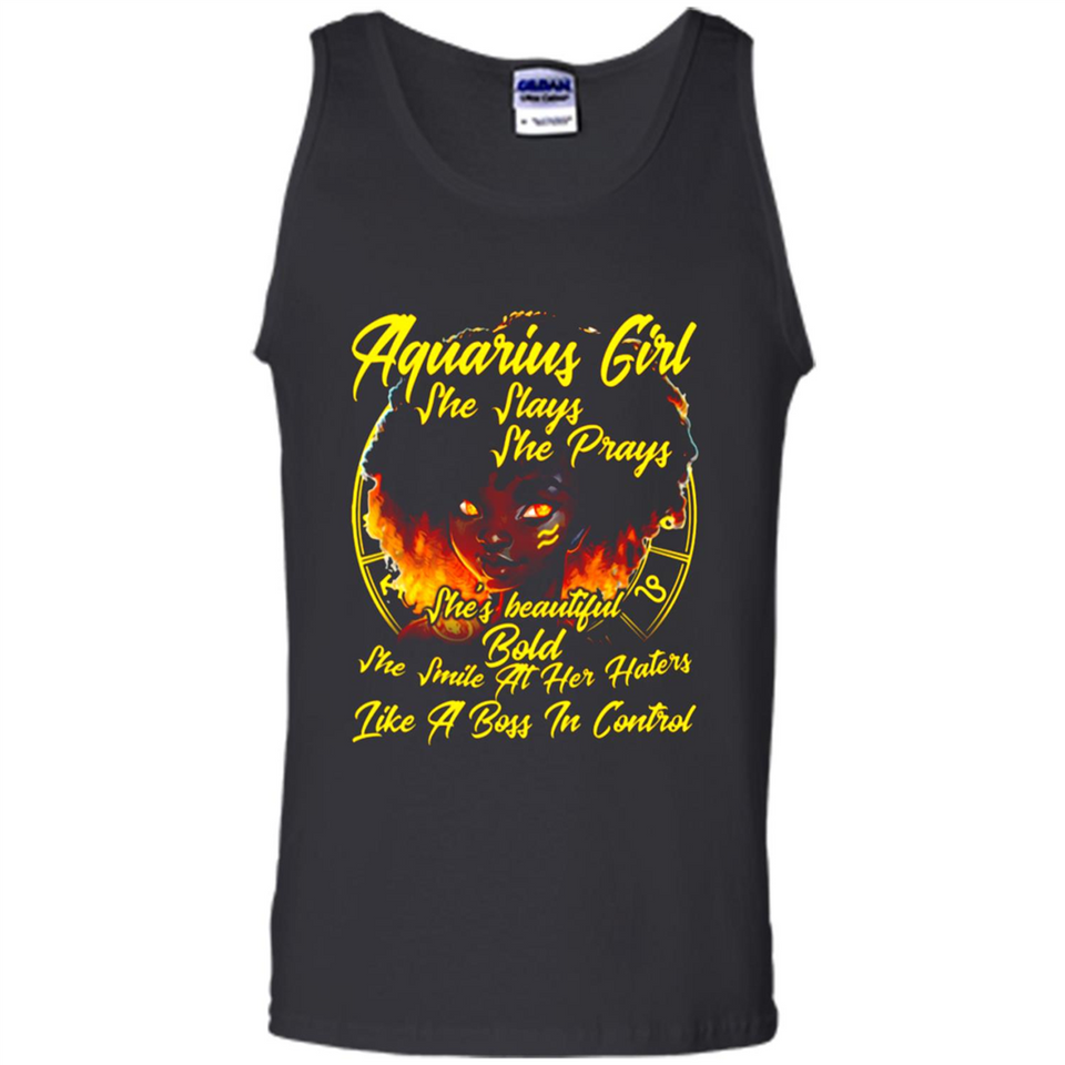 Aquarius Girl She Slays She Prays Zodiac Sign PINGPONG