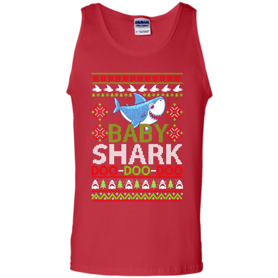 Baby shark Doo Doo Doo Christmas - Tank Top