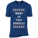 Merry go fuck yourself Christmas sweatshirt PINGPONG