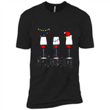 Christmas Red Wine Funny Merry Xmas Sweatshirt - Premium Short Sleeve T-Shirt