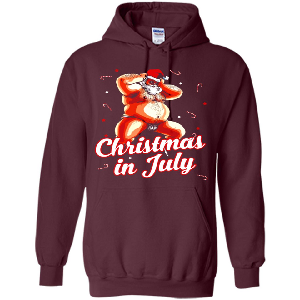 Christmas In July - Funny Dancing Santa - Hoodie