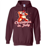 Christmas In July - Funny Dancing Santa - Hoodie