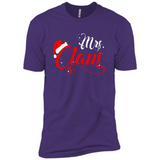 Mrs. Claus Santa Claus Merry Xmas T-Shirt - Premium Short Sleeve T-Shirt
